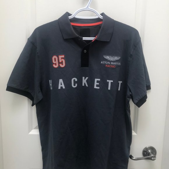 HACKETT x Aston Martin Racing Embroidered Polo - Picture 5 of 7